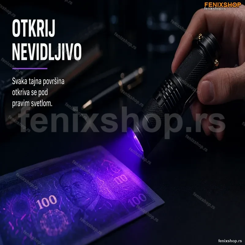 UV Lampa Baterijska – Za Proveru Novčanica, Dokumenata i Višenamenska Upotreba UV Lampa Baterijska – Za Proveru Novčanica, Dokumenata i Višenamenska Upotreba
