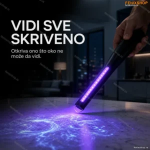 UV Lampa Ručna Punjiva – 6W Ultraljubičasta Lampa za Proveru i Detekciju