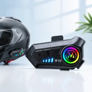V10 Bluetooth Interkom za Motociklističku Kacigu – Handsfree i Muzika