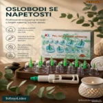 Vakuum Šoljice za Masažu – Komplet 12 kom za Cupping Terapiju