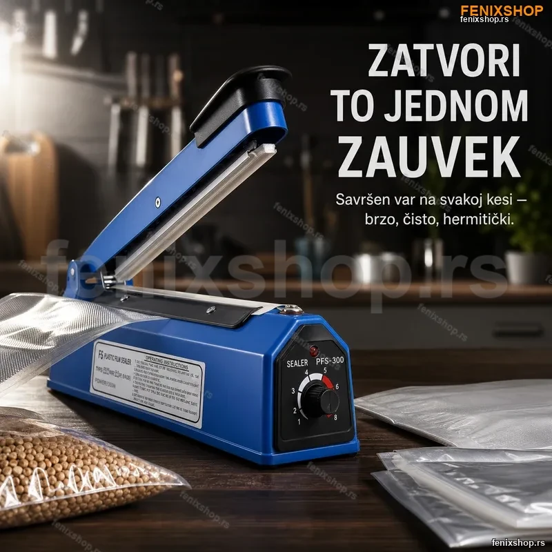 Varilica za Kese 400mm – Impulsno Zavarivanje i Lepljenje Varilica za Kese 400mm – Impulsno Zavarivanje i Lepljenje