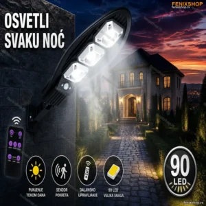 Veliki Solarni Led reflektor sa daljinskim