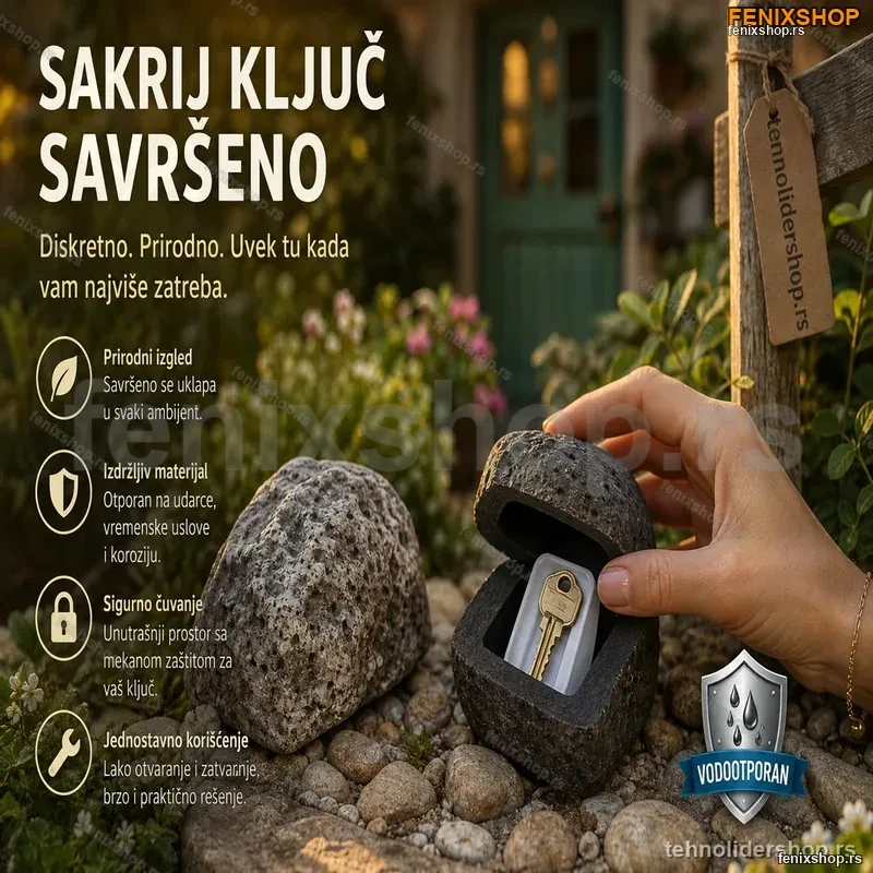 Veštački Kamen za Sakrivanje Ključeva – Vodootporni Poliresinski Sef Veštački Kamen za Sakrivanje Ključeva – Vodootporni Poliresinski Sef