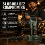 VGR V-696 Profesionalna Mašinica za Šišanje – 300 Min Bežičnog Rada