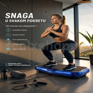 Vibraciona Ploča za Vežbanje – Kompletan trening i masaža u vašem domu