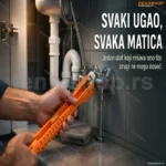 Višenamenski Ključ za Vodoinstalatere – Dvostruka Glava, Laka Upotreba