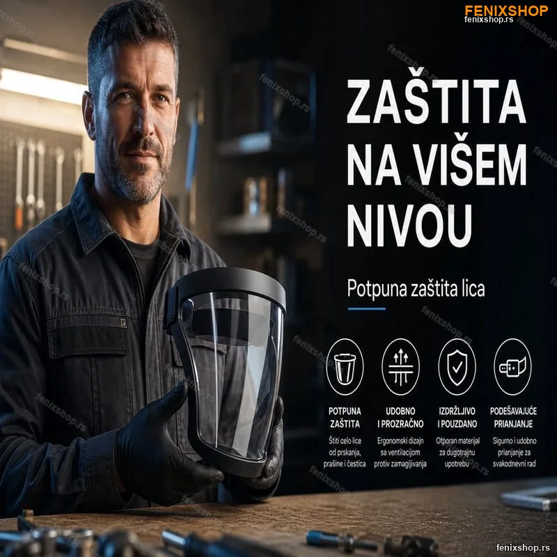 VIZIR zaštitna MASKA za celo lice VIZIR zaštitna MASKA za celo lice