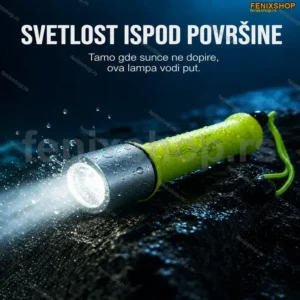 Vodootporna LED lampa za ronjenje — dubina do 20 m