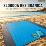 Vodootporna prostirka za kampovanje i plažu 200x210 cm