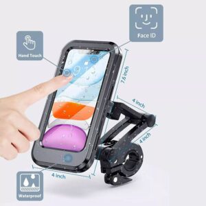 Vodootporni držač za telefon za bicikl i motor sa rotacijom 360°
