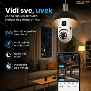 WiFi kamera sijalica 2 u 1
