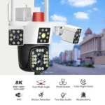 WiFi PTZ Kamera sa Trostrukim Objektivom i 10x Zumom X3