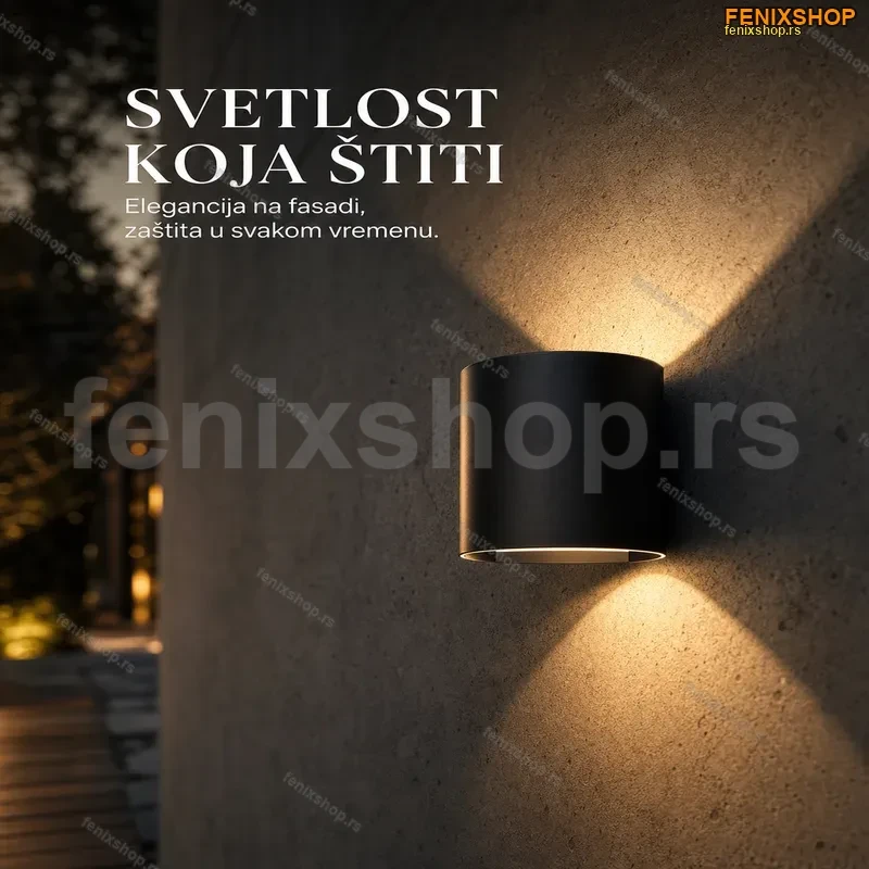 zidna-fasadna-lampa-dekorativna-ip65-vodootporna-crna-fenixshop Zidna fasadna lampa dekorativna — IP65 vodootporna, crna