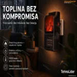 Zidna grejalica/kamin sa efektom plamena