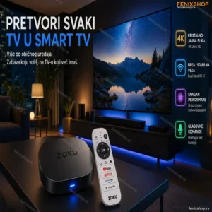 ZOKU 4K Plus Google TV Box – 4K Ultra HD Streaming Uređaj