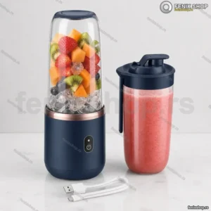 2 u 1 Prenosivi Blender Sokovnik na USB Punjenje — Svež Sok Bilo Gde