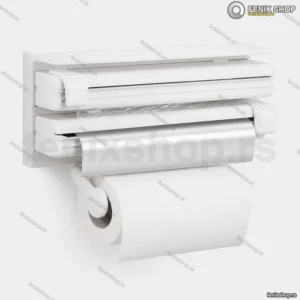 3 u 1 držač za papire i folije — aluminijumska folija, plastična folija i papir za pečenje