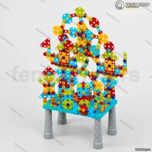 3D DIY Edukativni Sto za Decu – Set za Sklapanje sa 490 Delova