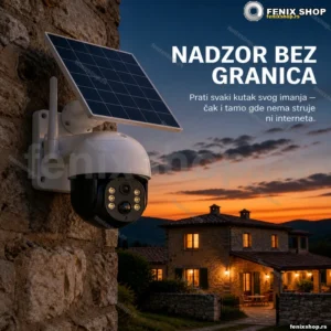 4G solarna rotirajuća kamera TQ-5 sa iCSee aplikacijom