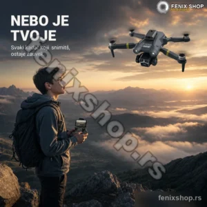 BLACK CROWN dron M3 Ultra sa 4K kamerom i dual baterijom