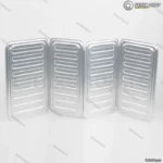 Aluminijumska zaštita od prskanja ulja – Sklopiva, 84x32 cm