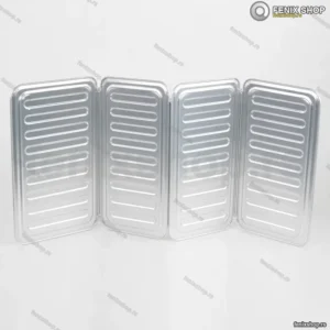 Aluminijumska zaštita od prskanja ulja – Sklopiva, 84x32 cm