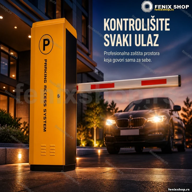 Automatska parking rampa sa krilom 6 m i 22 daljinska upravljača