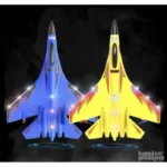 RC avion J-11B - ugao pogleda