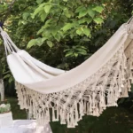 viseća ležaljka bela - detalji