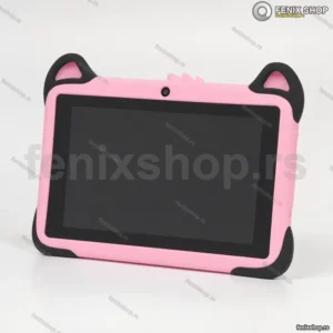 Dečiji tablet 7 inča K-717 sa roze gumenom zaštitom