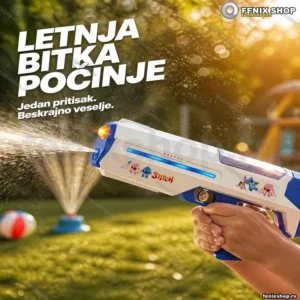 Dečji električni vodeni pištolj sa motivom plavog junaka