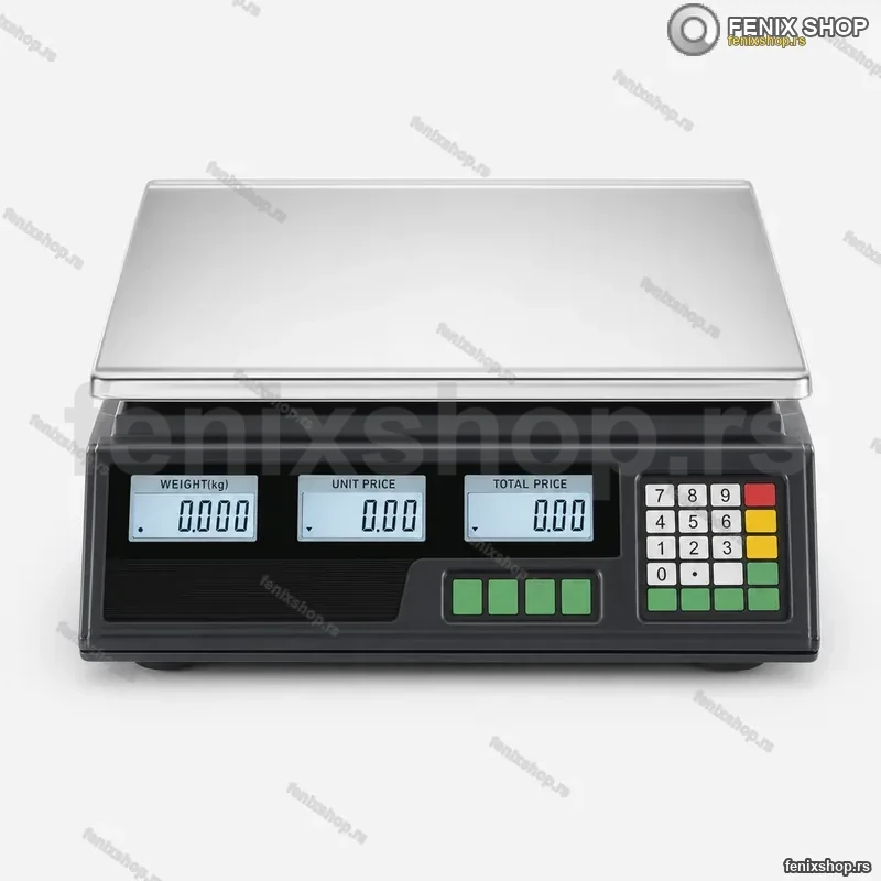 Digitalna Trgovačka Vaga 40kg – LCD Displej, Baterija i Struja Digitalna Trgovačka Vaga 40kg – LCD Displej, Baterija i Struja