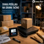 Digitalna vaga za pakete i pošiljke — LCD displej, do 200 kg