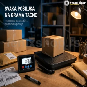Digitalna vaga za pakete i pošiljke — LCD displej, do 200 kg