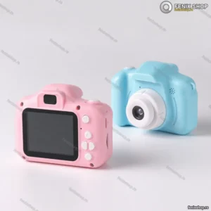 Digitalni fotoaparat za decu — pravi snimci, zabavne funkcije (plavi i roze)