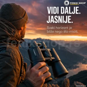 Dvogled COMET 20x50 sa futrolom — optički instrument za outdoor