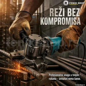 Električni rezač za armaturu s karbidnim sečivom — do 25 mm