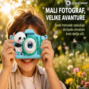 Fotoaparat za decu sa zaštitnom maskom pande