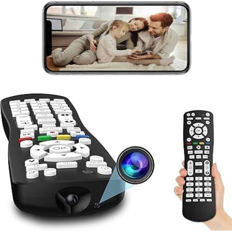 Full HD kamera u daljinskom upravljaču — microSD do 128 GB kamera u daljinskom - prednja strana
