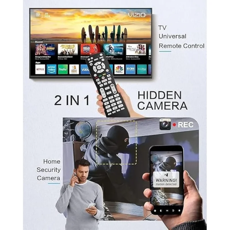 Full HD kamera u daljinskom upravljaču — microSD do 128 GB kamera u daljinskom - u upotrebi