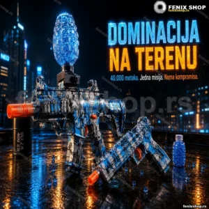 Gel blaster set — puška i pištolj na vodene kuglice