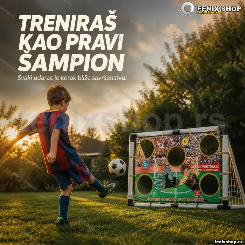 Gol za fudbal sa rupama za precizno šutiranje Gol za fudbal sa rupama za precizno šutiranje