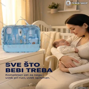 Komplet za negu bebe 13 u 1 sa praktičnom torbicom