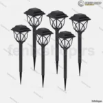 LED Solarna Baštenska Svetla IP44 – Set od 6 Komada | Leural