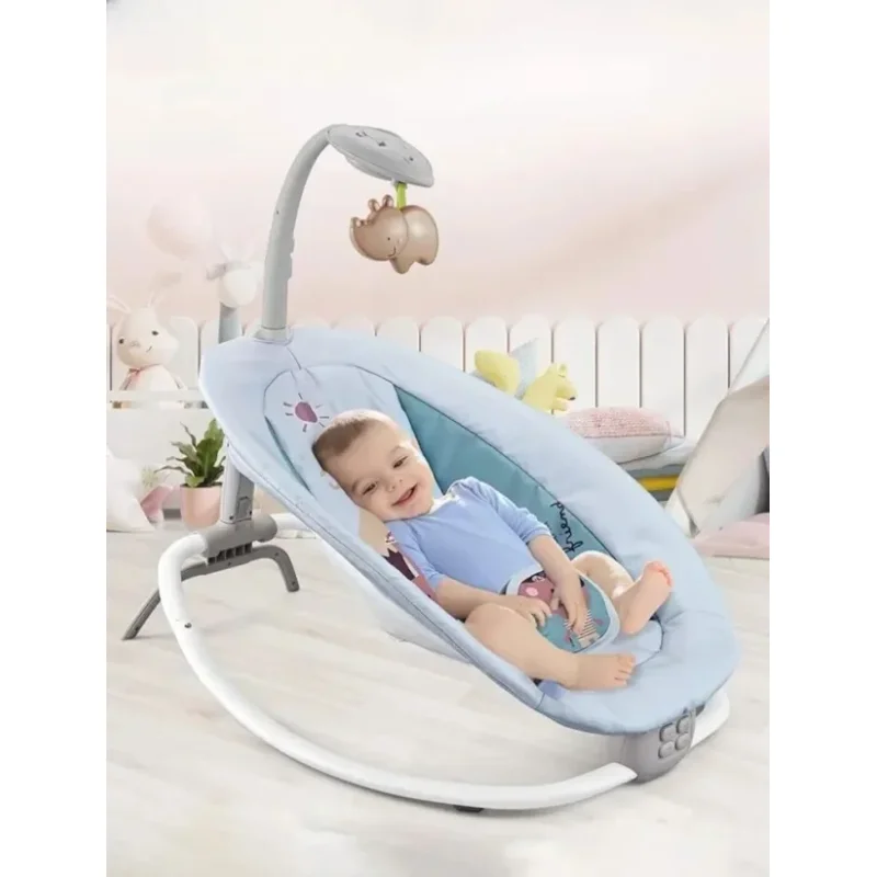 Ležaljka za bebe sa muzikom, lukom i visecom igračkom muzička ležaljka za bebe - prednja strana