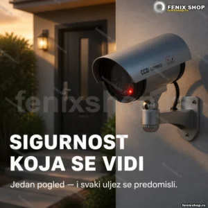 Maketa nadzorne kamere — lažna sigurnosna kamera sa LED indikatorom