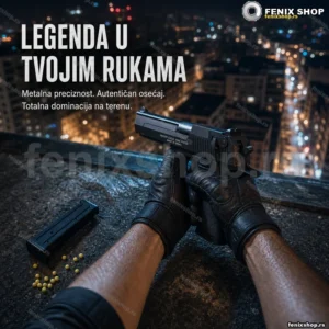 Metalni airsoft pištolj — replika Desert Eagle, 6 mm