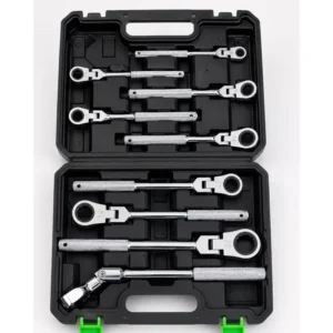Okasti ključevi sa čegrtaljkom — set od 9 komada (8–24 mm)