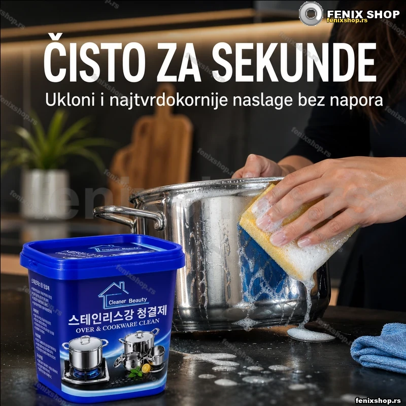 Pasta za čišćenje tvrdokornih naslaga — 2 komada u paketu Pasta za čišćenje tvrdokornih naslaga — 2 komada u paketu