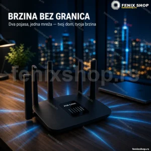Pix Link LV-AC06 dvopojasni bežični ruter sa 4 antene 1200 Mbps
